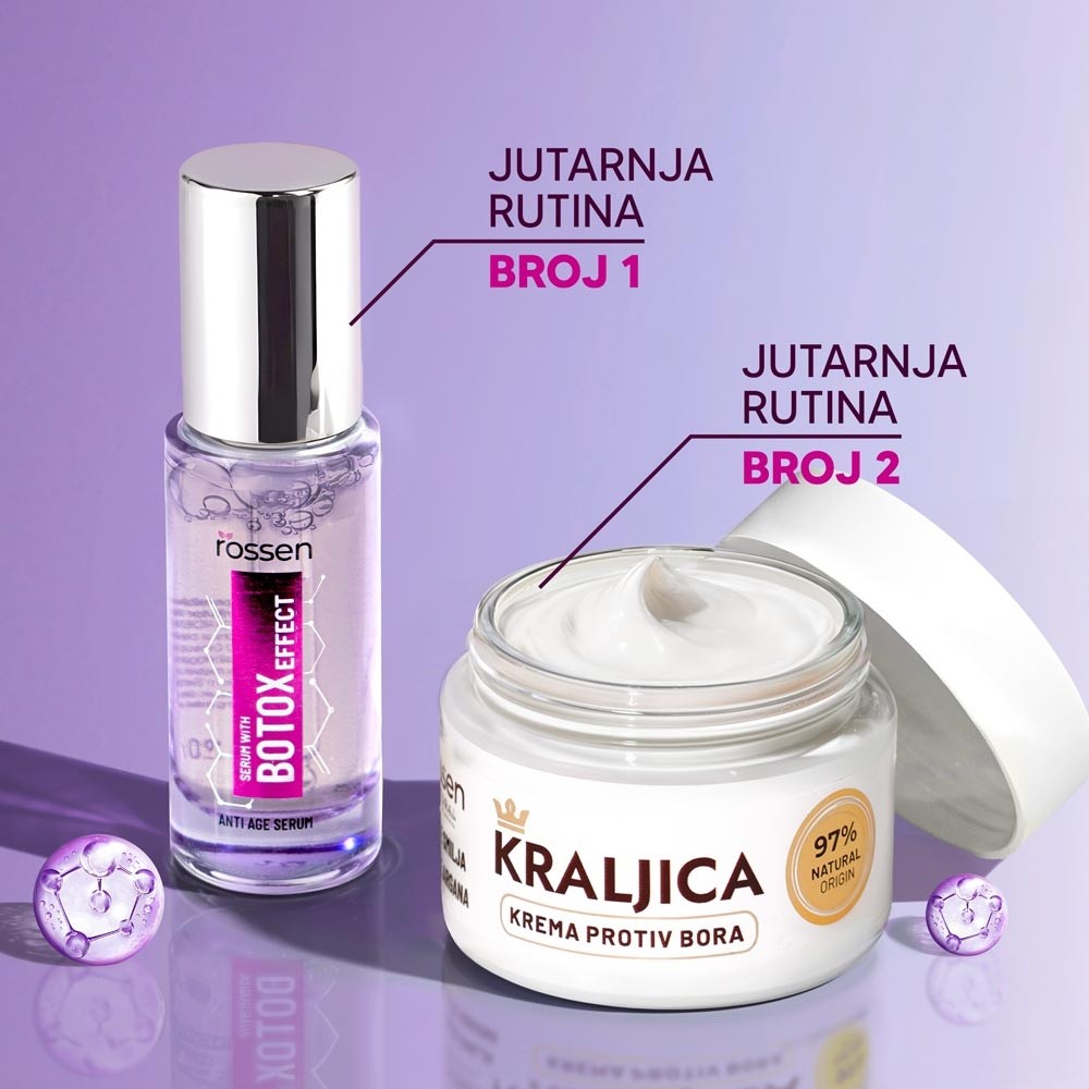 serum sa biopeptidima +kraljica krema za njegu protiv starenja-6 slajd bih